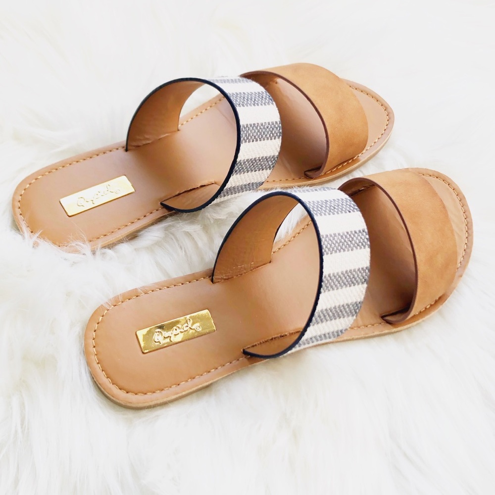 Dual Band Slip On Sandal